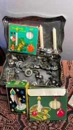 Lot oude kerstknijpers met kaarsjes, Diversen, Ophalen of Verzenden, Zo goed als nieuw