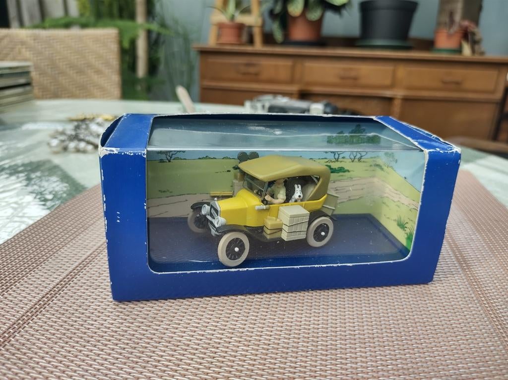 T Ford van Kuifje. Tintin au Congo. In origineel doosje, Hobby en Vrije tijd, Modelauto's | 1:43, Ophalen of Verzenden, Auto, Overige merken