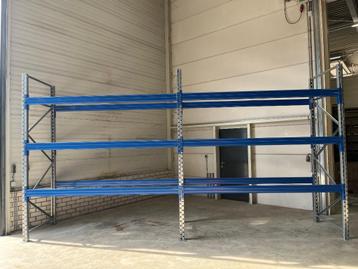Palletstelling magazijnstelling stelling set 11,31 mtr.  beschikbaar voor biedingen