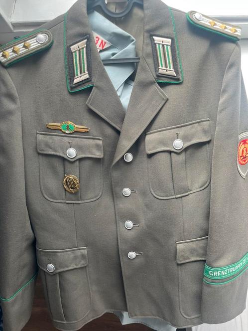 Origineel DDR NVA uniform Stabsfähnrich Grenztruppen, Verzamelen, Militaria | Algemeen, Landmacht, Embleem of Badge, Duitsland