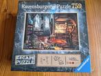 Escape puzzel Draken Laboratorium Ravensburger puzzel., Ophalen of Verzenden, 500 t/m 1500 stukjes, Legpuzzel, Zo goed als nieuw