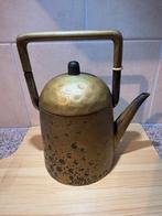 Fraai gehamerde koperen thee/ koffiepot., Antiek en Kunst, Antiek | Koper en Brons, Ophalen of Verzenden, Koper