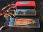 3x 6S lipo accu's met XT90, 4000 - 5000 Mah, Ophalen of Verzenden, Zo goed als nieuw