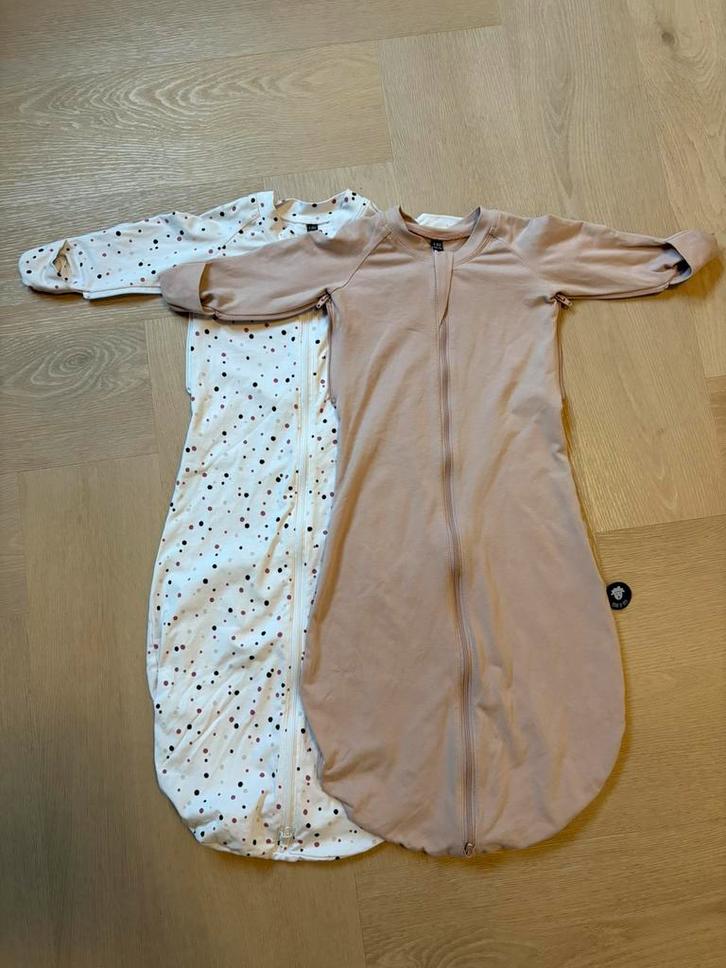 Fedde & Kees Bundi slaapzakje 2x, Kinderen en Baby's, Dekens, Slaapzakjes en Inbakerproducten, Zo goed als nieuw, Slaapzak, Minder dan 70 cm