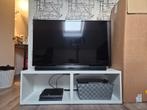Ikea Besta TV Meubel Wit - Gebruikt, Prima Staat, Huis en Inrichting, Ophalen, Overige materialen, Gebruikt, 100 tot 150 cm