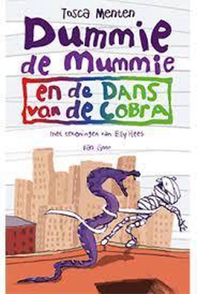 Dummie de Mummie en de Dans van de Cobra van Tosca Menten, Boeken, Kinderboeken | Jeugd | 10 tot 12 jaar, Zo goed als nieuw, Fictie