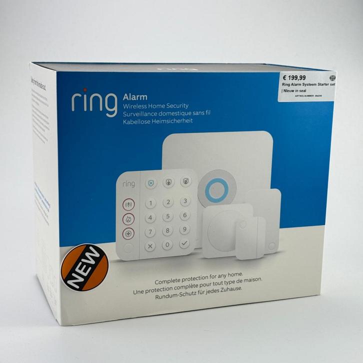 Ring Alarm Systeem Starter set | NIeuw in seal, Audio, Tv en Foto, Videobewaking, Zo goed als nieuw