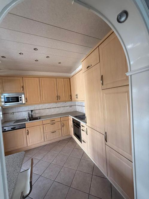 Komplete keuken, Huis en Inrichting, Keuken | Complete keukens, Gebruikt, Crème, Hout, Ophalen of Verzenden