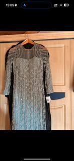 Avondjurk zilver/grijs, Kleding | Dames, Gelegenheidskleding, Galajurk, Maat 42/44 (L), Nieuw, Ophalen of Verzenden