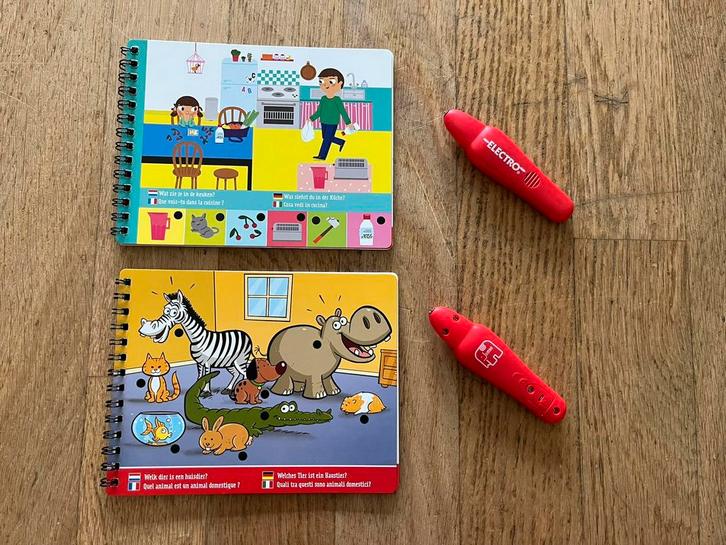 Electro Wonderpen (2x) met Thuis en Dieren, Kinderen en Baby's, Speelgoed | Educatief en Creatief, Gebruikt, Taal en Lezen, Ontdekken