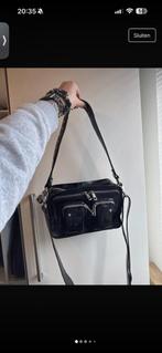 Núnoo Ellie texas schoudertas, Ophalen of Verzenden, Zo goed als nieuw, Zwart