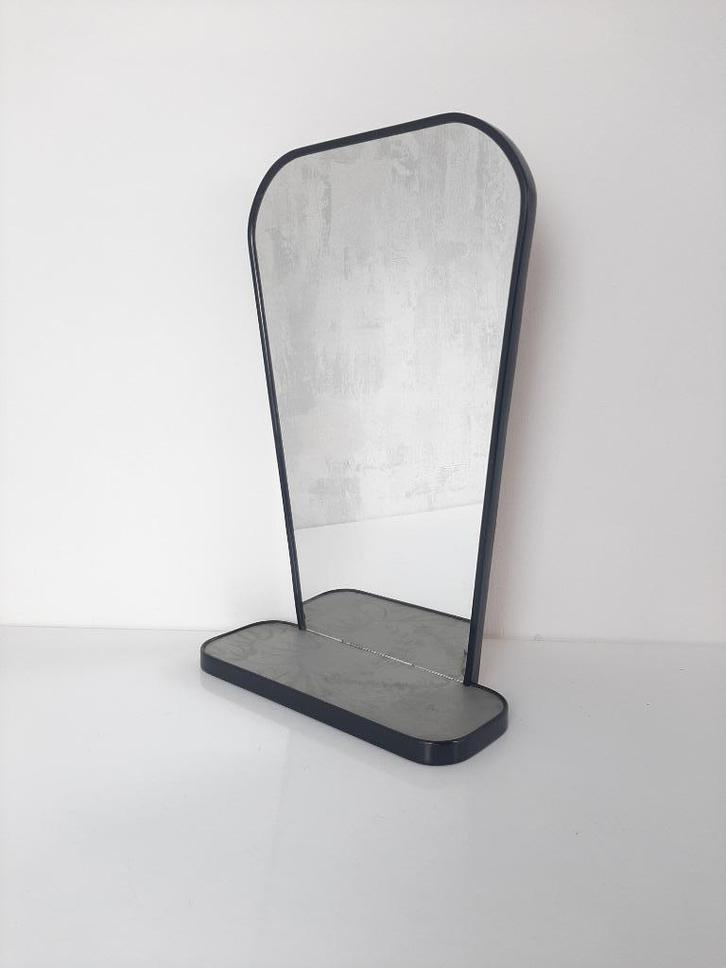 Vintage spiegel met planchet , jaren 60, Huis en Inrichting, Woonaccessoires | Spiegels, Gebruikt, Minder dan 50 cm, Minder dan 100 cm