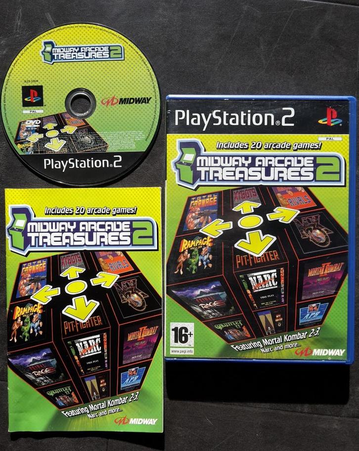 PS2 - Midway Arcade treasures 2 - PlayStation 2, Spelcomputers en Games, Games | Sony PlayStation 2, Zo goed als nieuw, Avontuur en Actie