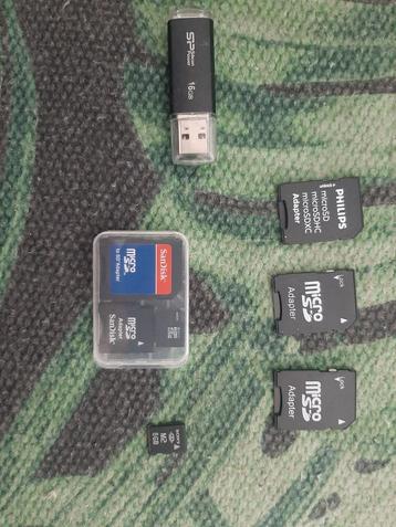 Opslagbundel: Geheugenkaarten, USB Stick & Adapters beschikbaar voor biedingen