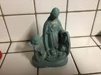 Mariabeeld met engel bij Jezus in kribbe kersttafereel, Ophalen of Verzenden, Zo goed als nieuw