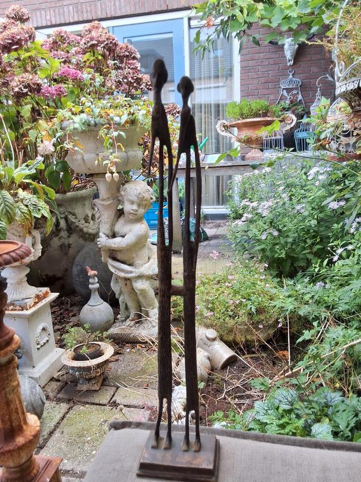 Bronzen Beeld  etruskische design izgs 44cm hoog, Antiek en Kunst, Antiek | Koper en Brons, Ophalen of Verzenden
