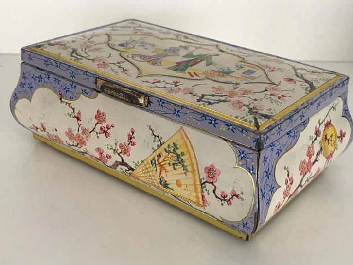 vintage koekblik, Verzamelen, Blikken, Gebruikt, Koek(jes), Ophalen of Verzenden