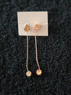 Te koop rose kleurige oorbellen, stekers., Overige materialen, Ophalen of Verzenden, Zo goed als nieuw, Roze