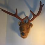 Hoofd van een hert (knuffel) voor aan de muur, Ophalen, Zo goed als nieuw, Wanddecoratie