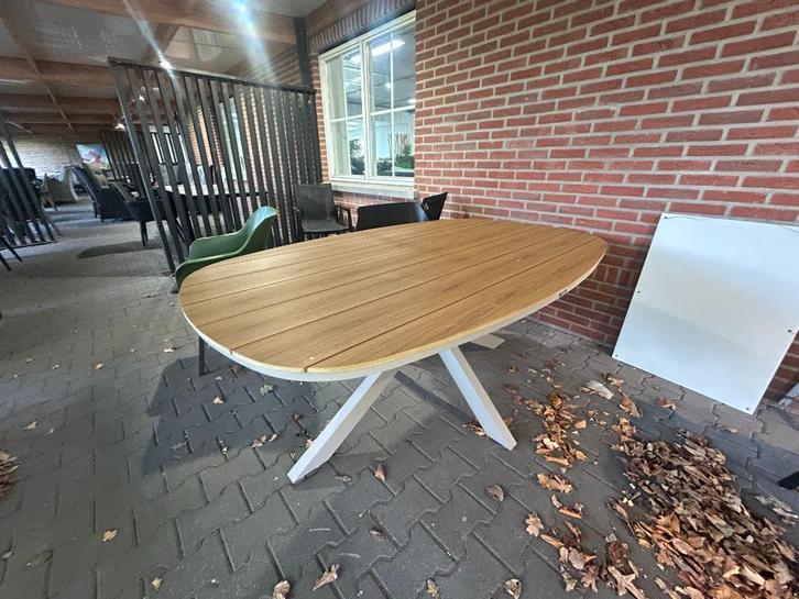 Tuintafel 180x115 cm | Tecon Teak & Camel, Tuin en Terras, Tuintafels, Zo goed als nieuw, Rechthoekig, Teakhout, Ophalen of Verzenden