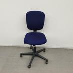 Ahrend 262 bureaustoelen kantoorstoel stoel - blauwe stof, Ophalen, Gebruikt, Zwart