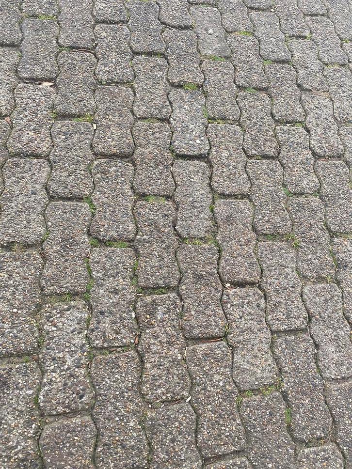 Grote partij verband steen 8 cm dik, Tuin en Terras, Tegels en Klinkers, Zo goed als nieuw, Klinkers, Beton, Ophalen of Verzenden