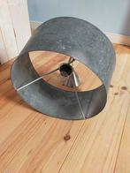 Stoere hanglamp met zinken kap, Minder dan 50 cm, Industrieel, Ophalen of Verzenden, Metaal