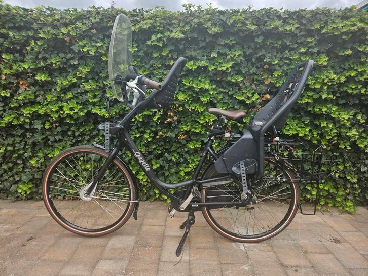 Gazelle Bloom D53 mammafiets, Fietsen en Brommers, Fietsen | Dames | Moederfietsen, Zo goed als nieuw, Gazelle, 53 tot 56 cm, 2 zitjes