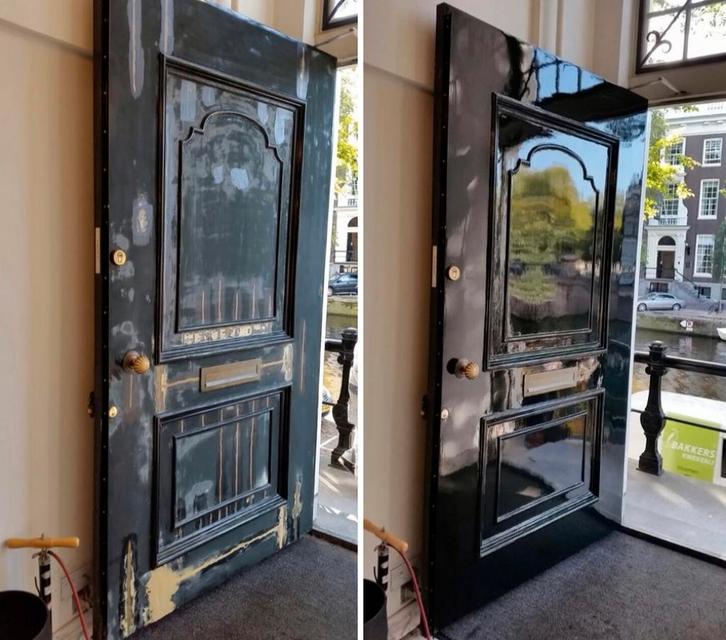 Schilderwerk binnen en buiten, Doe-het-zelf en Verbouw, Steigers, Zo goed als nieuw, Rolsteiger of Kamersteiger, Minder dan 2 meter