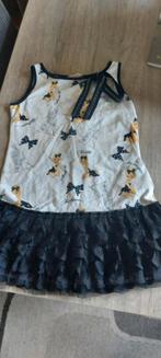 Monnalisa Disneycollectie jurk Tinkelbell, Meisje, Ophalen of Verzenden, Zo goed als nieuw, Jurk of Rok