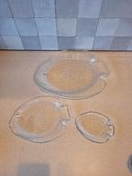 retro/vintage Arcoroc vis borden, 13 stuks, Ophalen, Huis en Inrichting