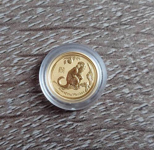 1/20 oz Lunar II - Year of the Monkey 2016, Postzegels en Munten, Munten | Oceanië, Losse munt, Goud, Verzenden