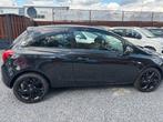 Opel Corsa 1.4 TURBO 74KW 3D 2015 Zwart 101PK, Auto's, Voorwielaandrijving, 101 pk, Zwart, Handgeschakeld