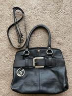 Leren Tas., Verzenden, Zo goed als nieuw, Zwart