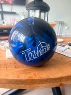 Brunswick TZone Indigo Swirl Bowlingbal - 10 pond, Sport en Fitness, Bowlen, Ophalen of Verzenden, Gebruikt, Bal