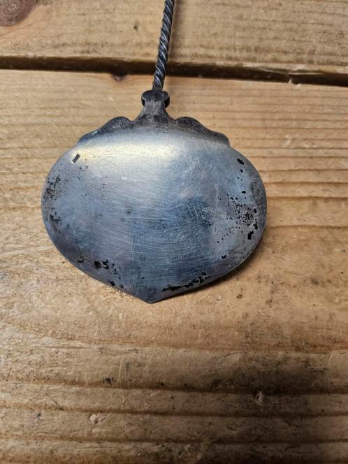Antieke Zilveren Lepel met Bloemmotief, Antiek en Kunst, Antiek | Goud en Zilver, Zilver, Ophalen