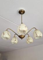 Vintage hanglamp, Huis en Inrichting, Ophalen, Gebruikt, Vintage, Glas