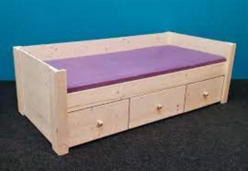 1-persoonsbed BoB met 3 ruime laden, Kinderen en Baby's, Kinderkamer | Bedden, Nieuw, 180 cm of meer, 85 tot 100 cm, Lattenbodem