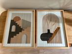 Twee decoratieve lijsten 30x40 cm, Ophalen, Zo goed als nieuw