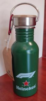 Heineken Formule 1 Waterflesje Metaal 50cl., Ophalen of Verzenden, Zo goed als nieuw, Flesje(s), Heineken