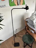 Zwarte staande leeslamp, Huis en Inrichting, Ophalen, Zo goed als nieuw, Metaal, 100 tot 150 cm