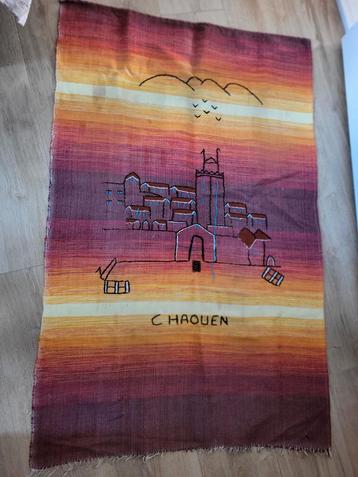 Vintage Chaouen Wandkleed kleed tapijt ☘️ beschikbaar voor biedingen