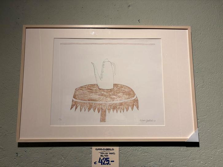 Klaas Gubbels Zeefdruk uit 1978, Antiek en Kunst, Kunst | Litho's en Zeefdrukken, Ophalen of Verzenden