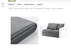 Ikea GRÖNLID hoes voor 2-zits gedeelte. Ljungen middengrijs., Ophalen, Nieuw, 75 tot 100 cm, Overige maten
