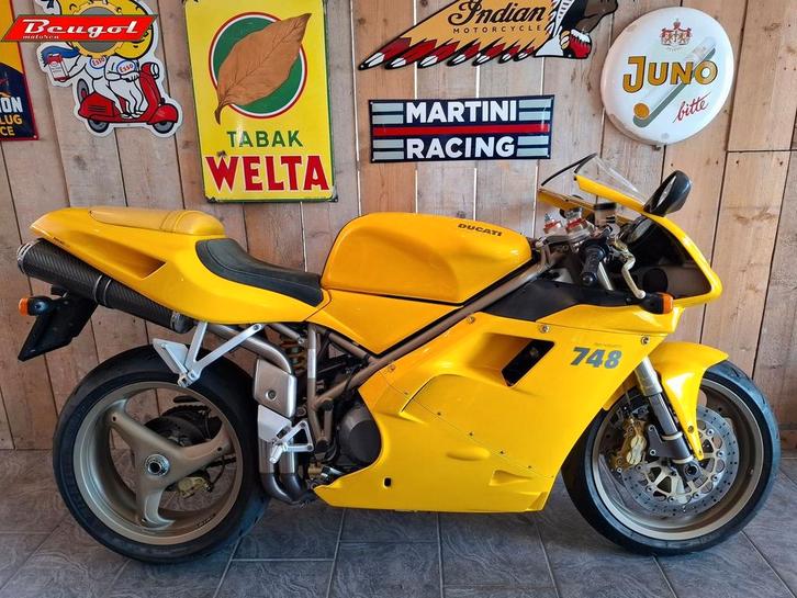 DUCATI 748 (bj 2000), Motoren, Motoren | Ducati, Bedrijf, Super Sport, meer dan 35 kW, 2 cilinders, Motorrijbewijs A