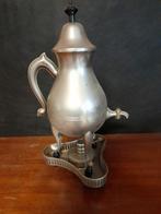 Tinnen kraantjeskan met brander, Antiek en Kunst, Antiek | Tin, Ophalen of Verzenden