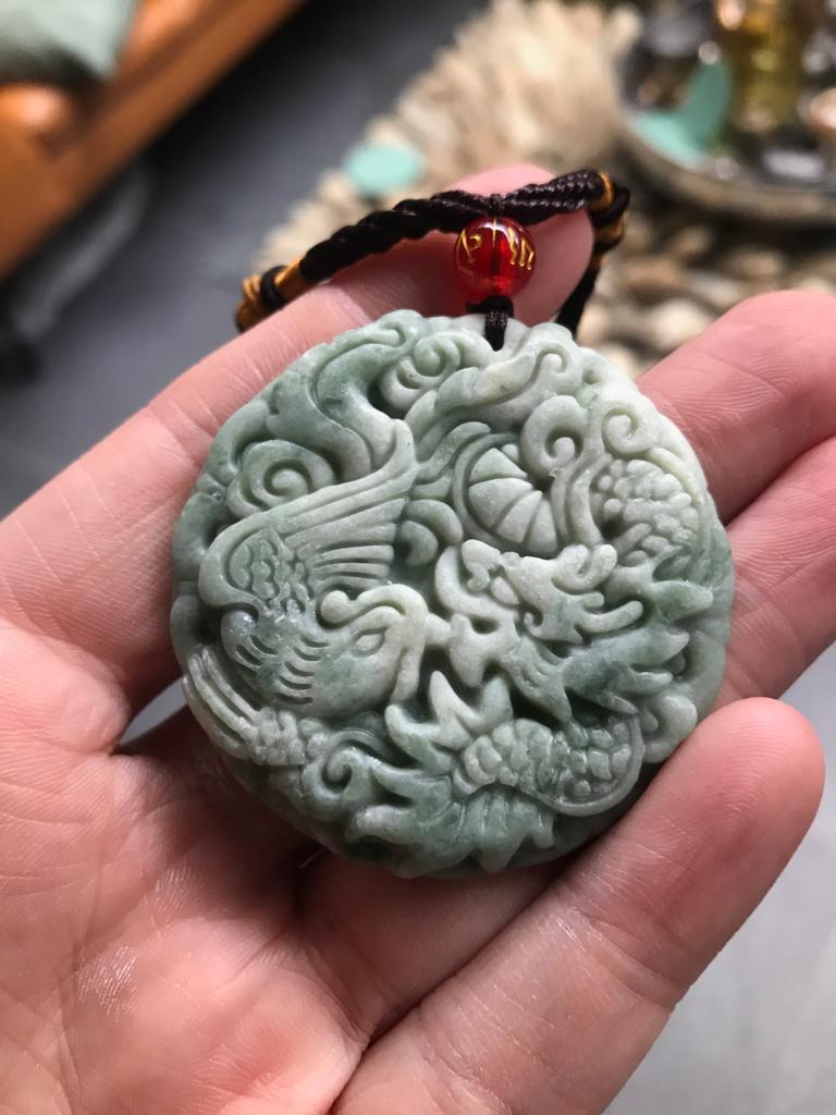 Chinese hanger draak en phoenix gelukshanger chinees, Overige materialen, Verburgt Vintage, Overige kleuren, Nieuw