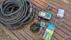 Irrigatie computer en ongeveer 15m druppelslang, Tuin en Terras, Druppelsystemen, Ophalen of Verzenden, Gebruikt