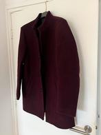 Jas winterjas Bordeaux paars wol 36 38 / sjaal, Ophalen of Verzenden, Zo goed als nieuw, Maat 36 (S), Paars