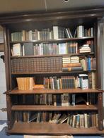 Massief eiken boekenkast, Huis en Inrichting, Kasten | Boekenkasten, Ophalen, Zo goed als nieuw, 25 tot 50 cm, 200 cm of meer